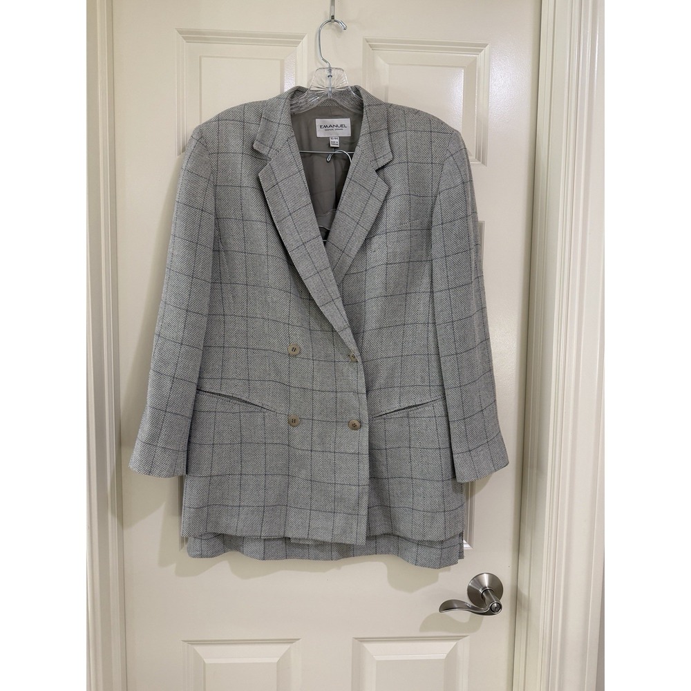 vtg emanuel ungaro women 2- piece skirt suits size 10/12